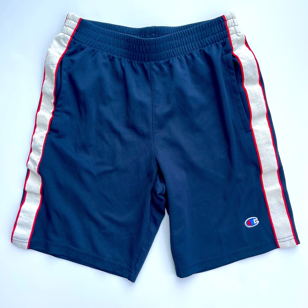 Boys Navy CHAMPION Mesh Shorts